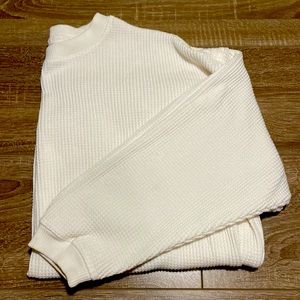 Aerie Oversized Waffle Sweatshirt